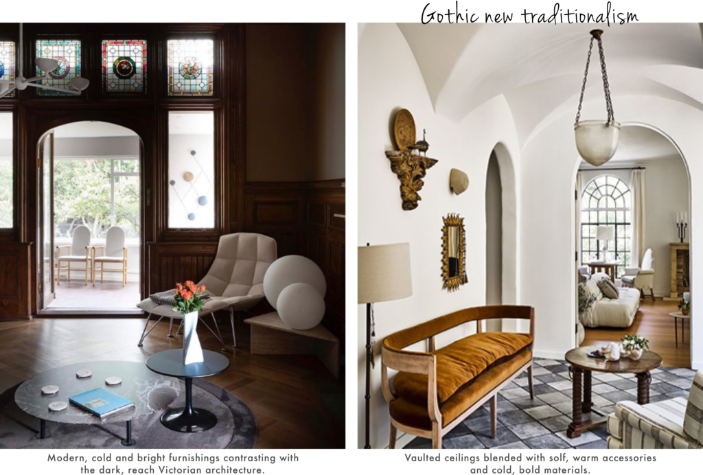 <img src="design.jpg" alt="Gothic home architecture using New Traditionalist design, classic style with a twist">
